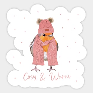 Cosy Robin Sticker